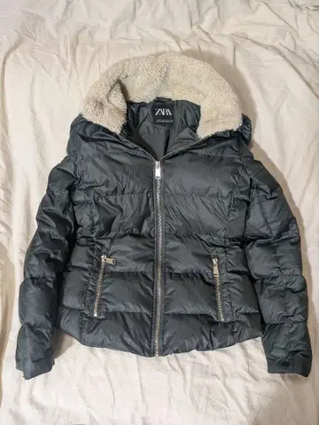 자라 다운 자켓 코트