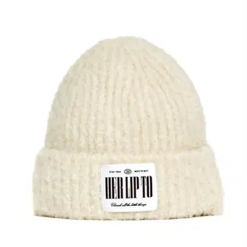 HLT 부클 니트 캡 Color: ecru