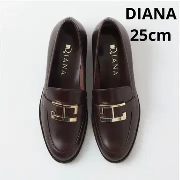 [ 미사용 새상품 ] DIANA 다크 브라운 로퍼 25cm