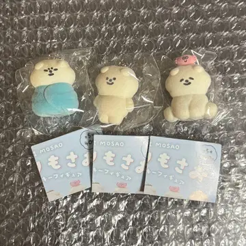 못사리 모사오 후와모사 플로키 피규어 3개 세트