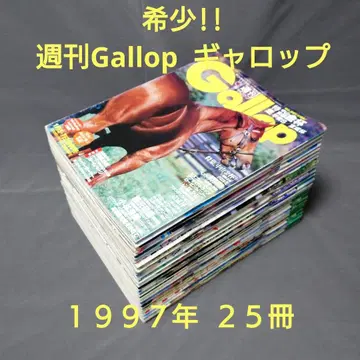 주간 Gallop 갤럽 1997년 25권 세트