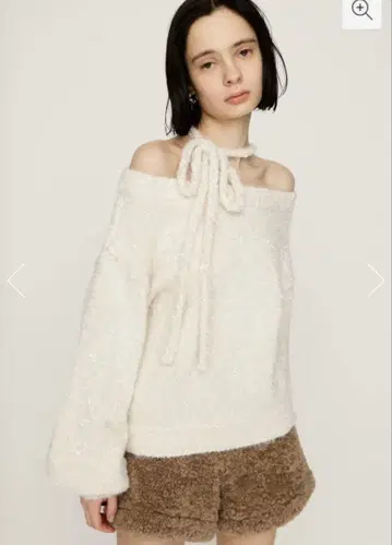 SLY 2WAY 숄더 니트 상의