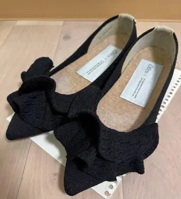 Offen 오펜 pointed FRIN BLACK 블랙 블랙 39