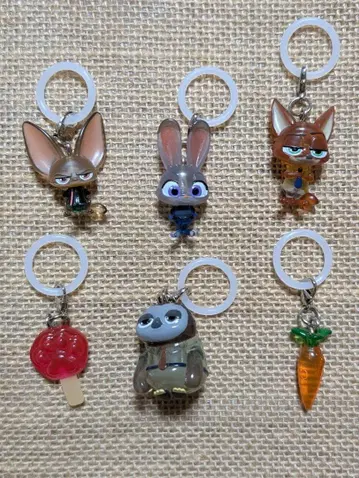 주토피아 메지루시 액세서리 전 6종 컴플리트 2