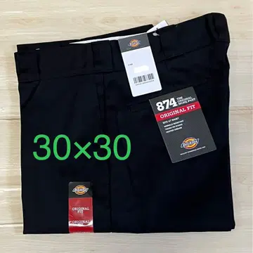 [ 미사용 새상품 ] 디키즈 874 블랙 30 x 30