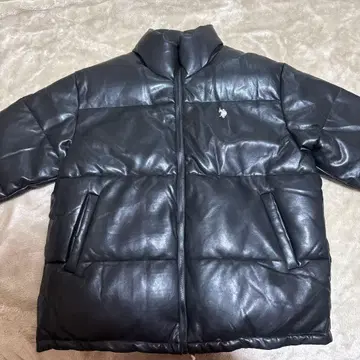 U.S. POLO. ASSN 유에스플로어슨 가죽 다운 자켓