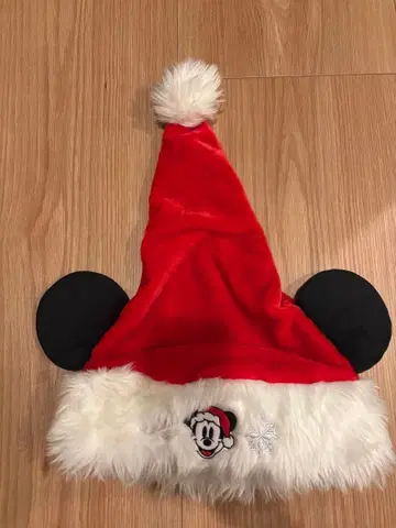 미키 귀 달린 산타 모자 프리 사이즈 크리스마스 퍼 2017