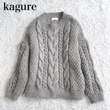 카구레 페루 아란 크루넥 니트 울 스웨터 2024 AW