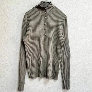 어나더에스 니트 스웨터 아크릴 100% 모스그린 F 상의