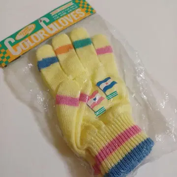 1983년 산리오 장갑 COLOR GLOVES 미사용 레트로 당시 물품