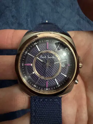 폴 스미스 솔라 라디오 컨트롤 시계 새상품급