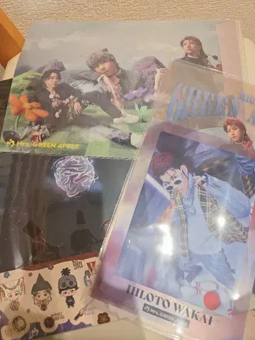 Mr. GREEN APPLE 클리어 파일 세트 3매