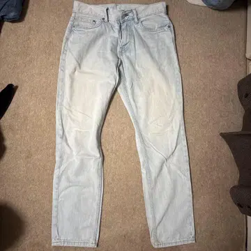 슬림핏 데님 팬츠 30/30 라이트 블루