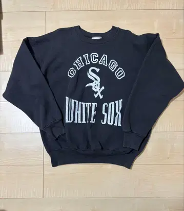 Hanes 90s 맨투맨 CHICAGO WHITE SOX 블랙