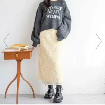 LOWRYS FARM 페더 레이어드 스커트