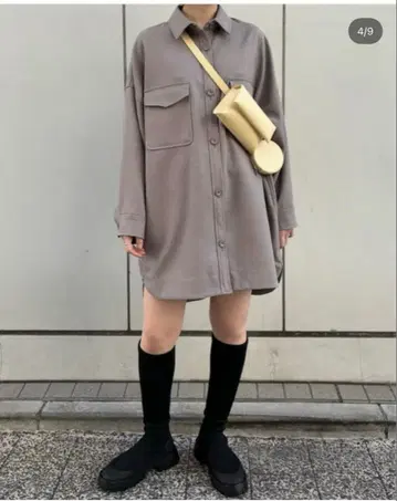 [ emmi ] CPO 빅 실루엣 셔츠