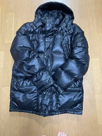 CAMP7 블랙 다운 자켓 L 사이즈