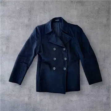 COMME CA DU MODE 네이비 피 코트