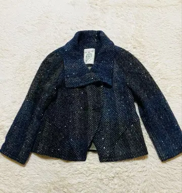 센소유니코 iocommeio 이오콤이오 트위드 변형 피코트