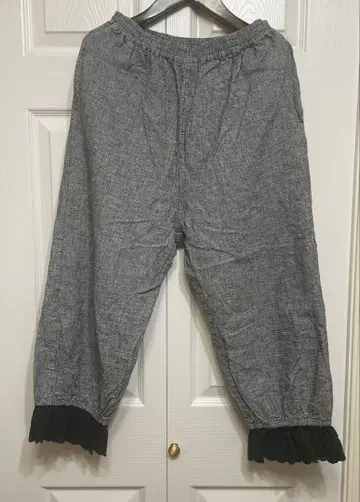 사만사 모스모스 속바지 하운드투스 체크 패턴 x 블랙 레이스