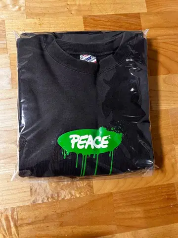 nitrow PEACE 맨투맨 다크 그레이 nitraid