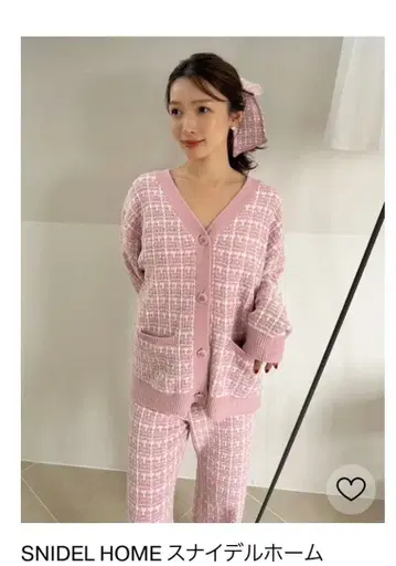 SNIDEL HOME 핑크 룸웨어 세트