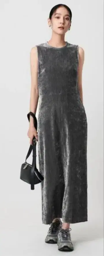 뷰티&유스 유나이티드 애로우즈 폴리에스테르 블렌드 몰 원피스