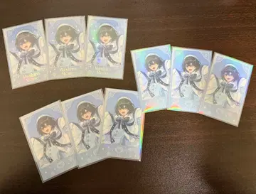 마시로코 니지산지 White Snow Christmas 폴라로이드풍 카드