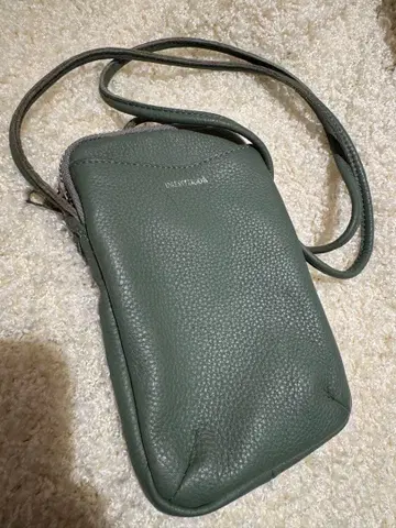 DRESSTERTIOR 가죽 멀티 파우치 그린