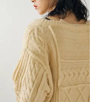 Kastane 패치워크 데미지 니트