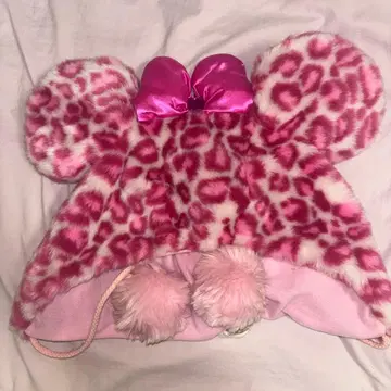 레오파드 무늬 팬캡 디즈니