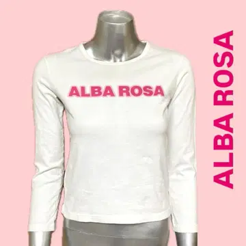 희귀! ALBA ROSA 로고 긴팔 T셔츠 90's