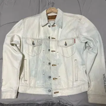 EDWIN 화이트 데님 자켓