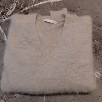 ICB 헤어리 폭스 캐시미어 풀오버