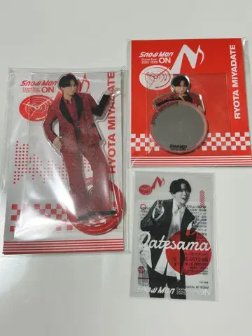 [ 익명 배송 ] SnowMan 미야타테 료타 아크릴 스탠드 스티커