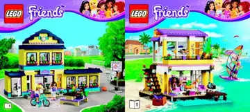 LEGO FRIENDS 하트레이크 41005 와 41037 세트