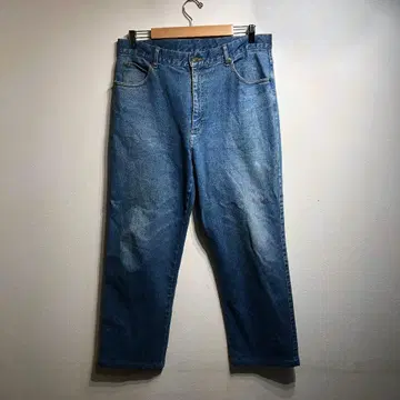 데님 청바지 블루 구제 의류 빈티지
