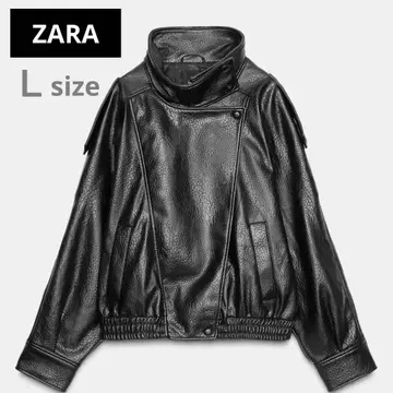 ZARA 페이크 가죽 자켓 L 사이즈