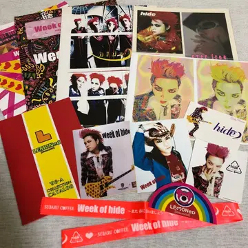 hide 스티커.플라이어 세트 레어 플라이어 포함 X JAPAN