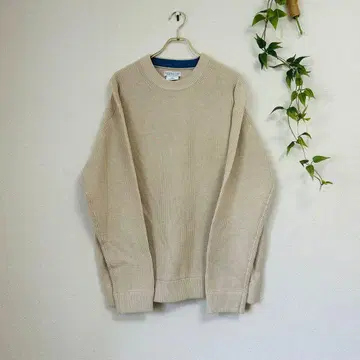 새상품급 차오패닉 티피 [ L ] 베이지 니트 오버 사이즈