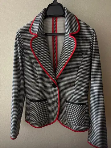 REGINA ROMANTICO 체크 무늬 자켓 스커트 세트 38