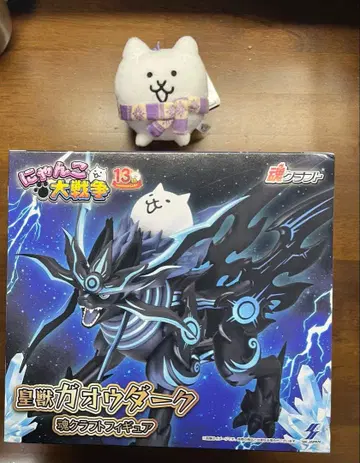 냥코 대전쟁 황수 가오우 다크 피규어 봉제 인형