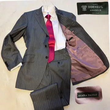 아자부 테일러 도멜 아마데우스 원단 스트라이프 수트 44 상당