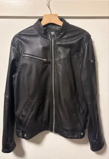 지스타로우 블랙 가죽 자켓