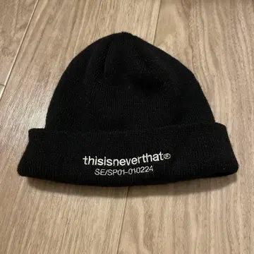 thisisneverthat 블랙 니트 모자