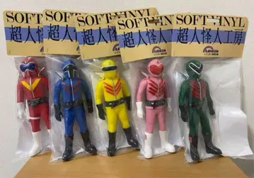 비밀전대 고레인저 5체 세트 아카 아오 키 모모 미도 레인보우 조형기획