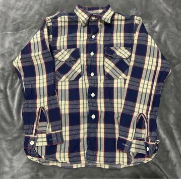 WAREHOUSE 체크 무늬 긴팔 셔츠 M