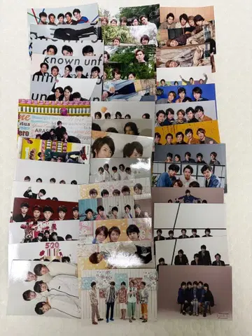 아라시 5명 공식 투어 굿즈 사진