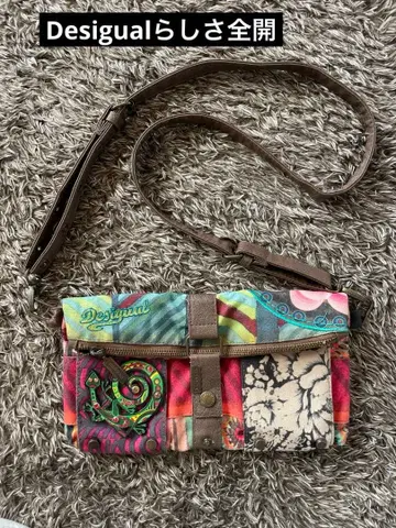 Desigual 데시구알 패치워크 숄더백 개성파 컬러풀