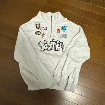 그레이 집업 맨투맨 YOUTH